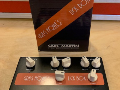 CARL MARTIN Greg Howe Lick BoxBoost/Crunch/High Gain Oberdrive199,00 €